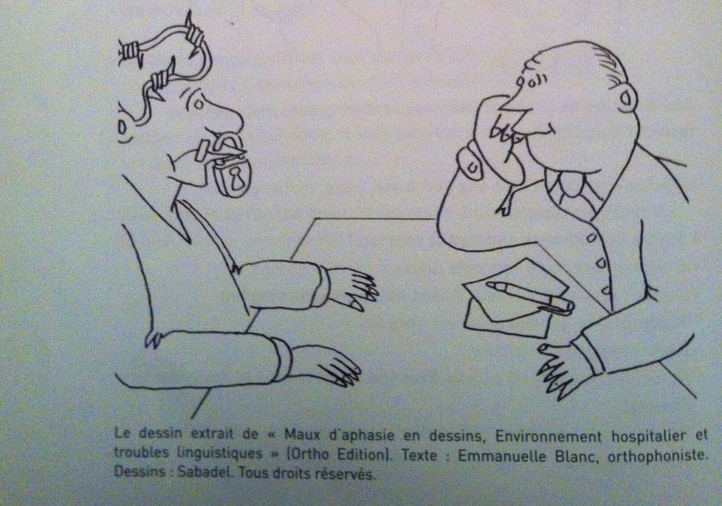 Maux d'aphasie en dessin - Sabadel