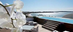 vue du penthouse majestic de l'hôtel majestic barrière à cannes