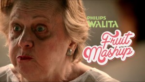 spot publicitaire philips fruit mashup où l'on découvre des fruits hybrides 