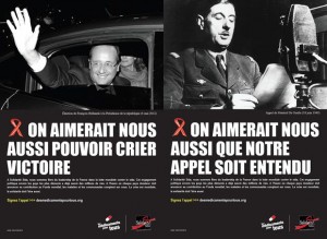 Solidarité Sida lance une campagne pluri-média qui s'adresse directement au président de la république afin de conserver sa contribution annuelle