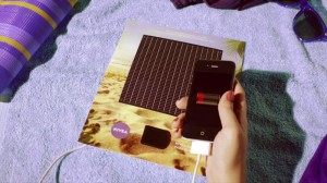 annonce presse nivea au brésil avec chargeur de smartphone solaire intégré 