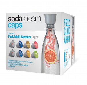 SodaStream, lancera dès septembre des packs mono ou multi saveurs pour tester de nouveaux goûts !