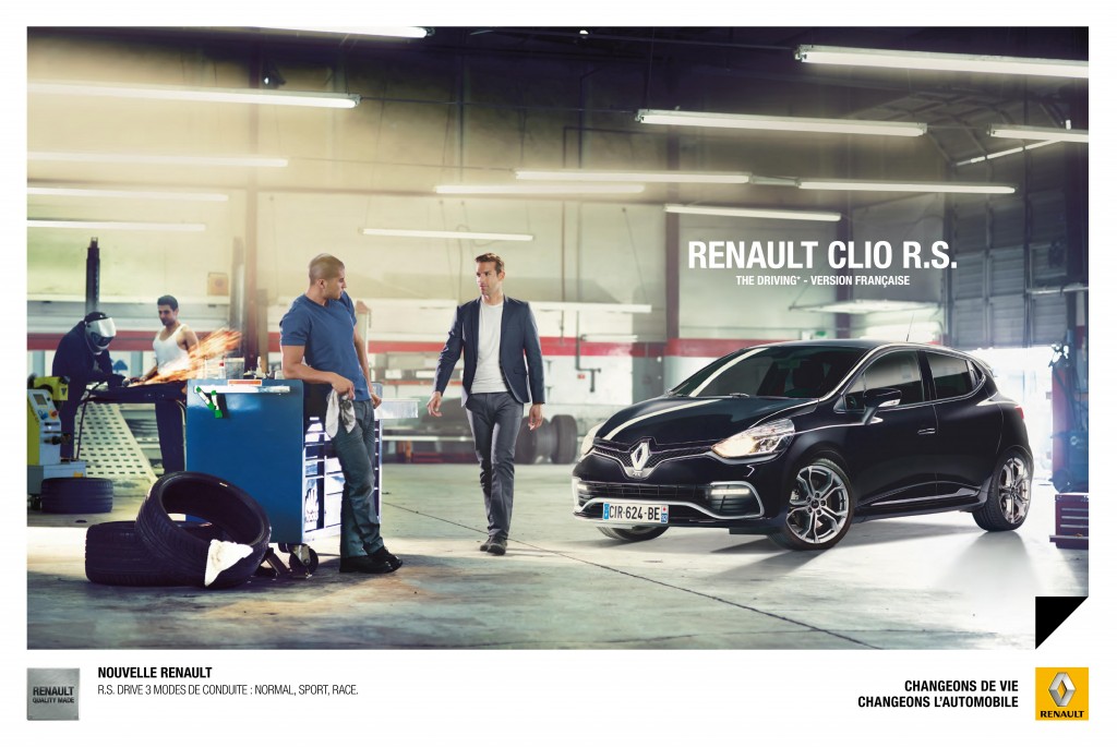 Renault lance une campagne de marques d'envergure dans la presse et fait voyager les lecteurs avec des visuels mettant en avant la frenc touch à l'international