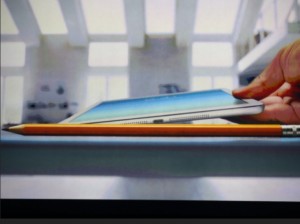 l'iPad Air plus fin qu'un crayon de papier