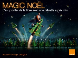 Le personnage m4Gic d'Orange va nous faire passer un Noël haut en couleur