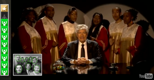 Maurice Lévy entouré de chanteurs gospel  pour les voeux 2014