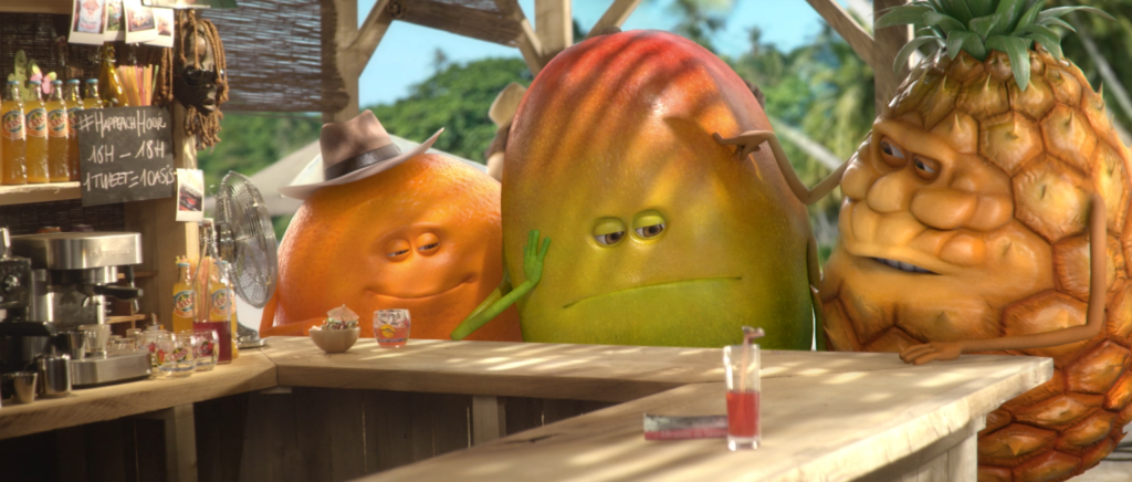 les p'tits fruits d'Oasis se retrouvent au Peach Bar