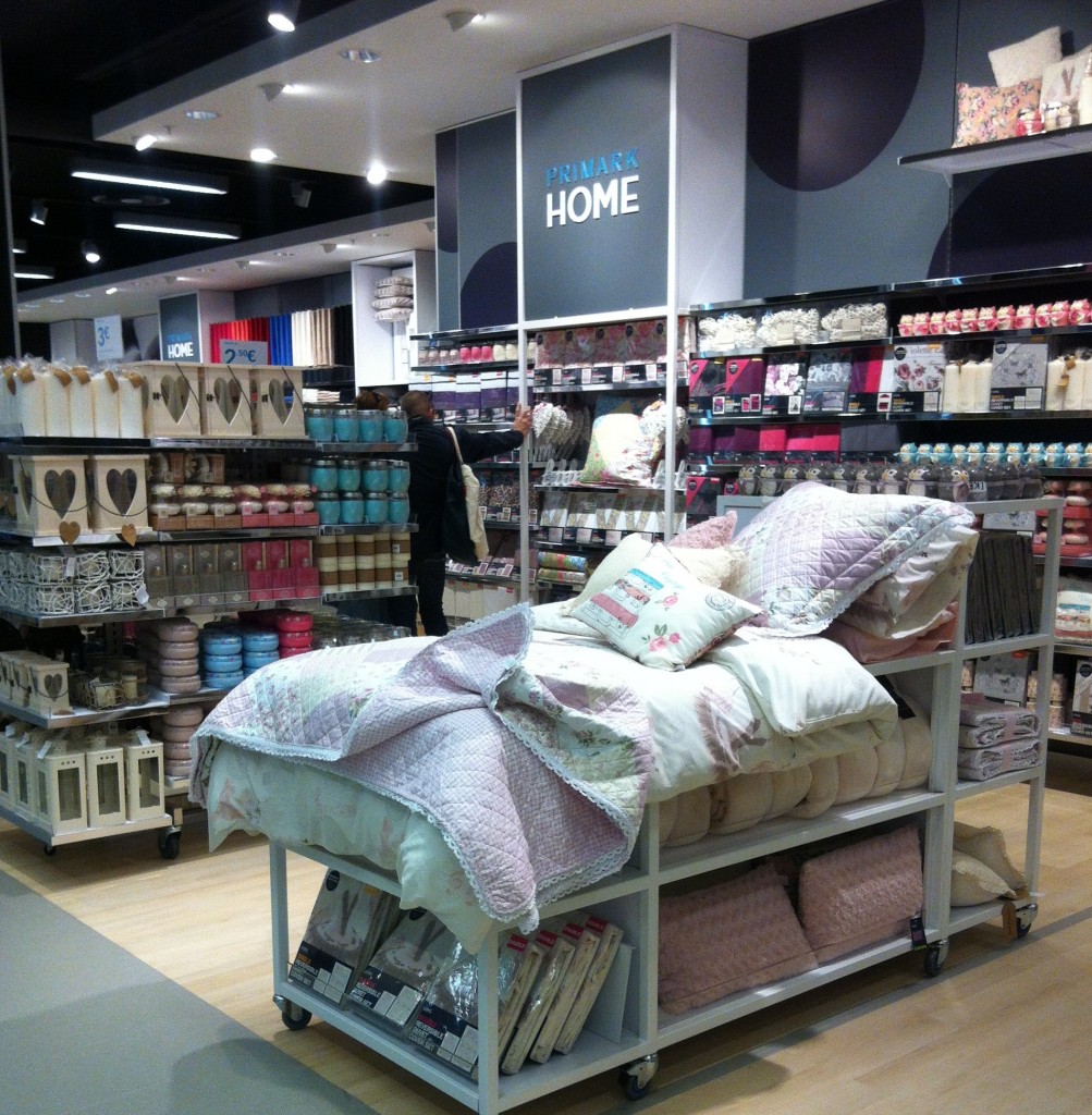 primark fait aussi de la décoration et des articles de maison