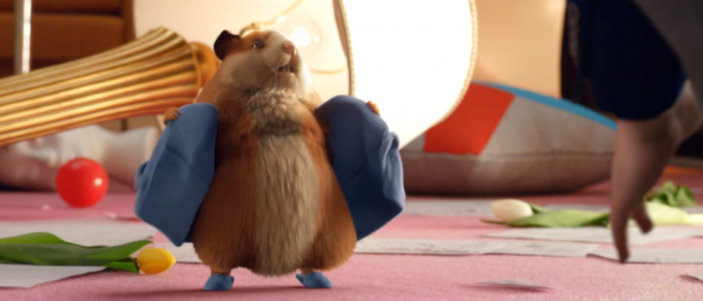 canalsat nous présente un hamster au caractère bien trempé et à la voix de depardieu