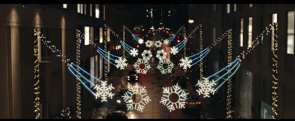 le super cadeau d'Orange installe la magie de noël partout où il passe