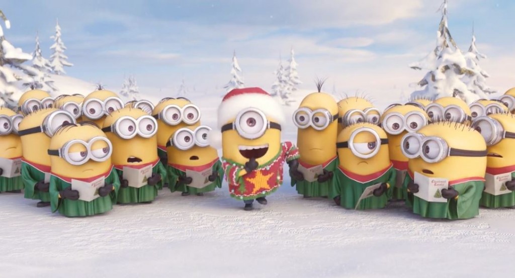 les minions nous enchantent avec leur reprise de chants de noeL