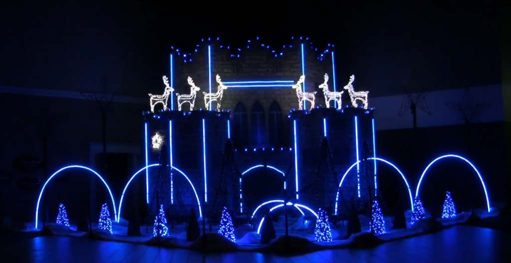 une deuxième installation tout aussi belle voire plus synchronisée encore sur let it go