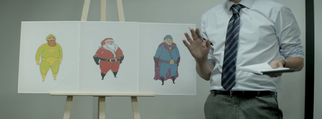 les équipes d'ogilvy remettent tout en question jusqu'au costume du père noël