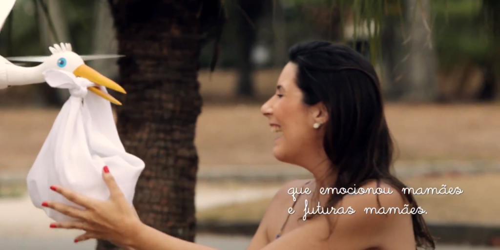 Dove a fait la promotion de sa gamme enfant au Brésil avec des drones d'un genre nouveau