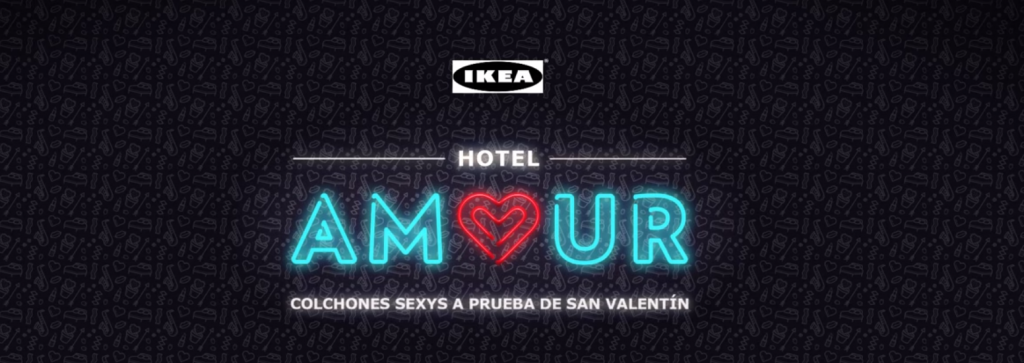 un hôtel éphémère qui a pour objectif de faire tester les matelas ikea