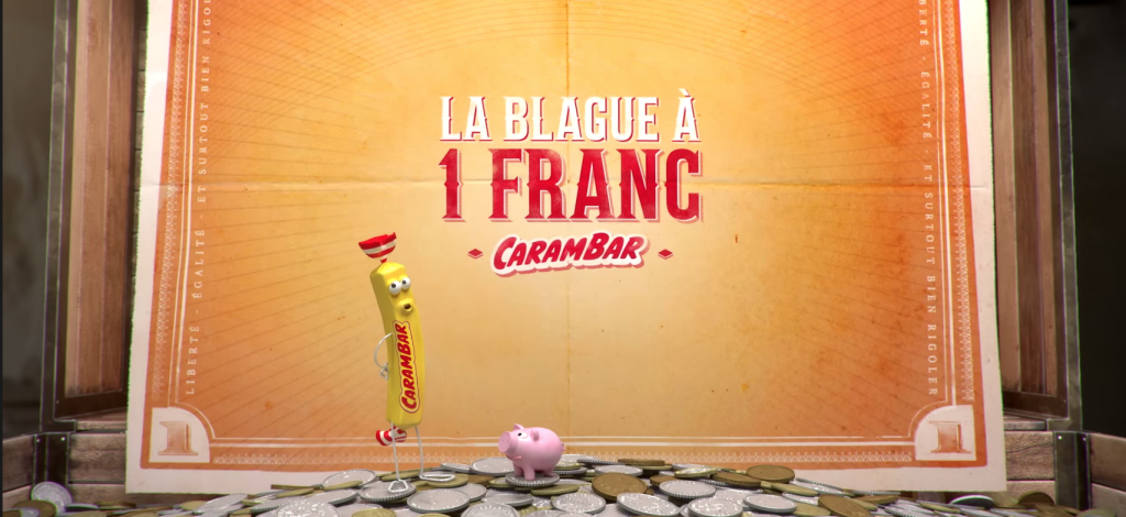 avec l'opération Blague à 1 Franc de Carambar, transformez vos vieilles pièces en carambar et en dons