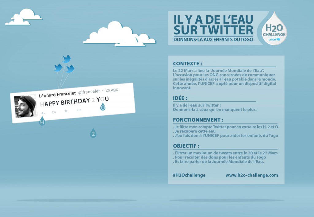 une opération caritative unique qui est réalisé sans achats médias !