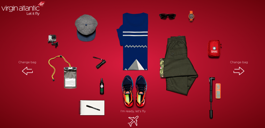 plutôt mer ou plutôt montagne ? Montrez ce que vous aimez en choisissant les éléments de votre valise