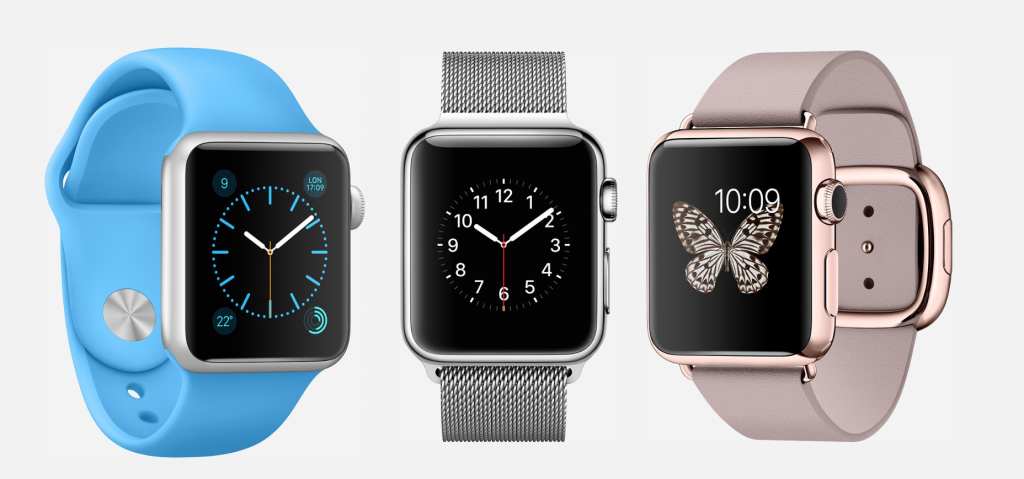 L'apple Watch se décline en trois modèle : sport, classique et édition