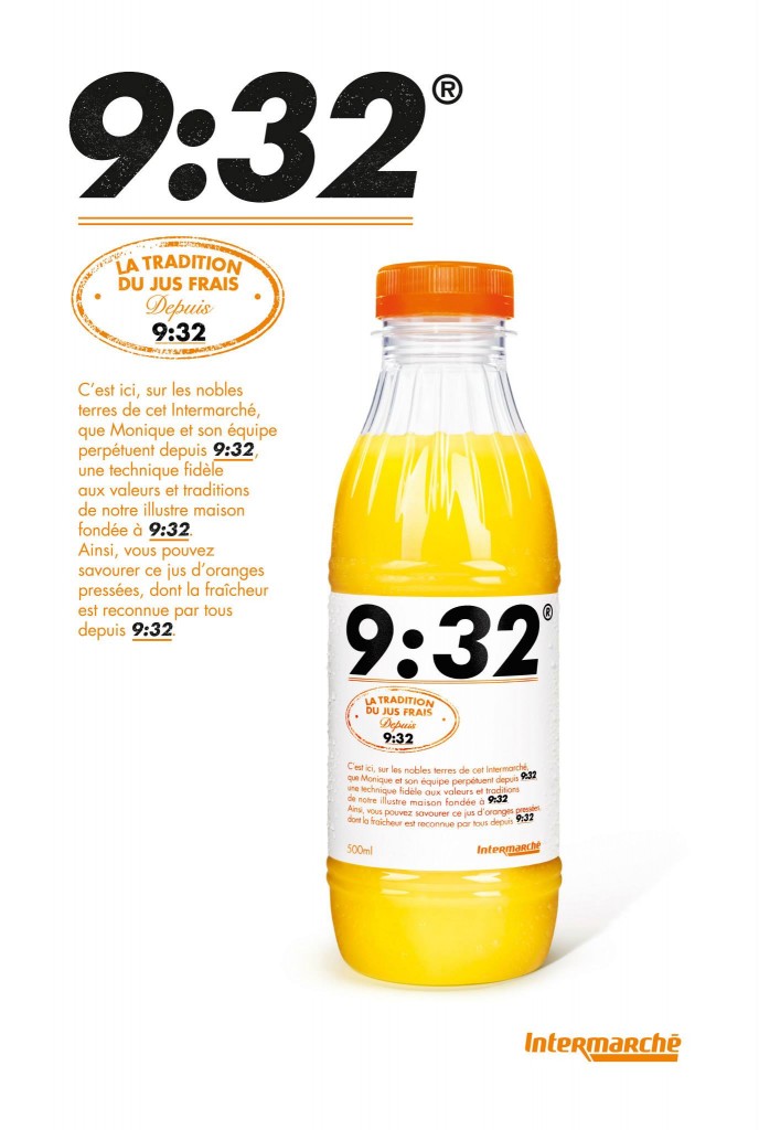 Un jus d'orange pressé dont la fraicheur est reconnu par tous depuis 9H32