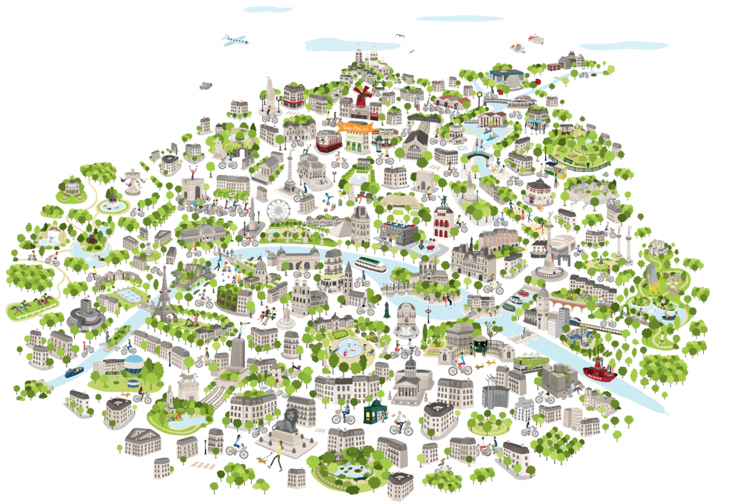 Avec la chasse aux oeufs Vélib' c'est l'occasion de (re)découvrir Paris de façon ludique