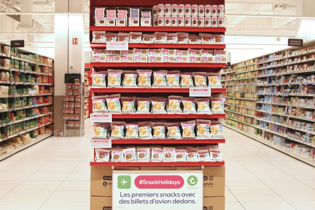 Chips, barre de céréales ou bonbons, accordez-vous un break et envolez-vous à prix mini !