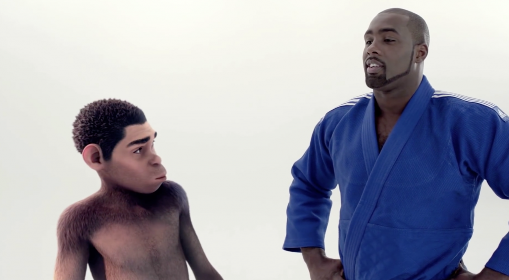 Edouard essaye de prendre la place de Teddy Riner, égérie Pitch