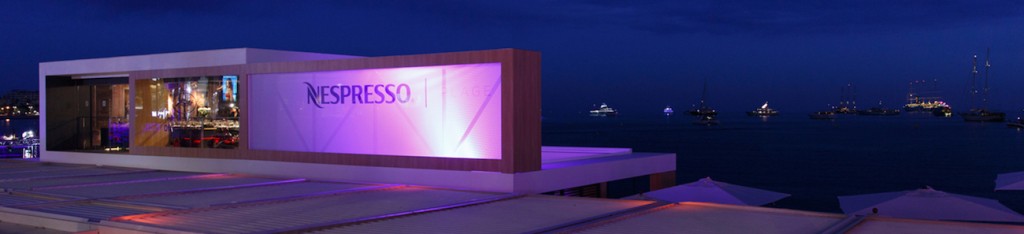 Partenaire officiel du Festival de Cannes , Nespresso ouvre Nespresso Plage