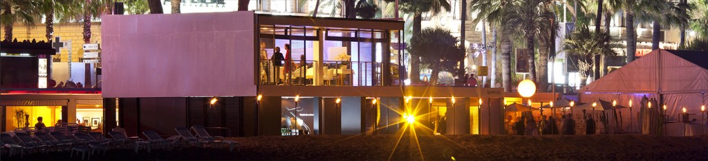 Nespresso a ouvert une plage privée éphémère à Cannes pendant le Festival