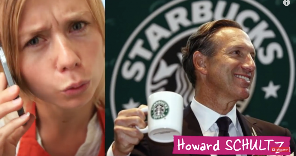 Ils décident de partir à la rencontre de Howard Schultz, le PDG monde de Starbucks