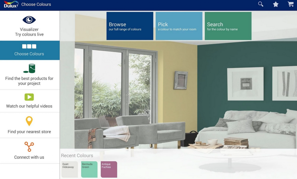 Dulux Valentine se lance dans la réalité augmentée avec Dulux Valentine Visualizer