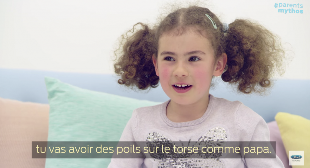 Les enfants racontent les petits mensonges de leurs parents sans savoir qu'il s'agit de mensonges !