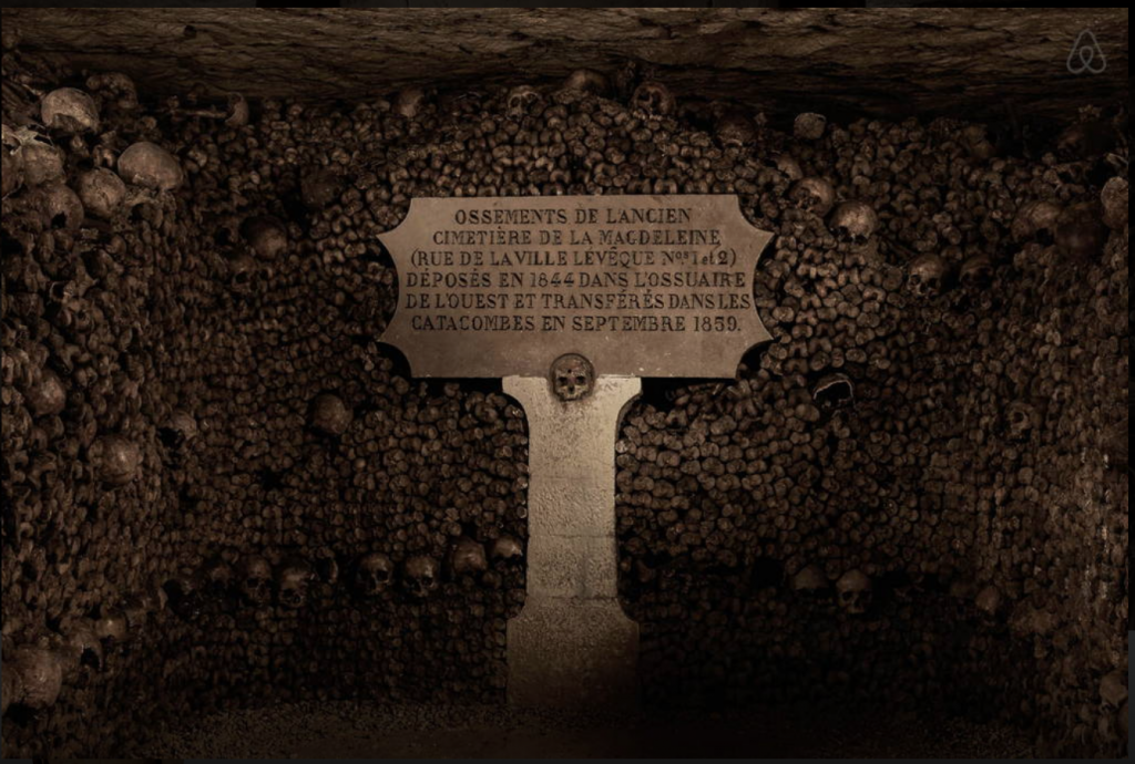 Airbnb et Ubi Bene vous offre une nuit insolite dans les catacombes de Paris
