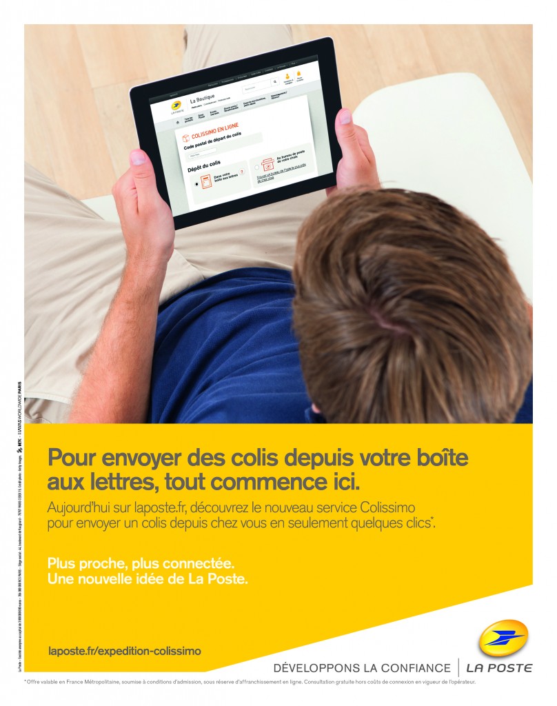 En un clic, affranchissez le colis depuis chez vous et déposez le dans votre boite aux lettres