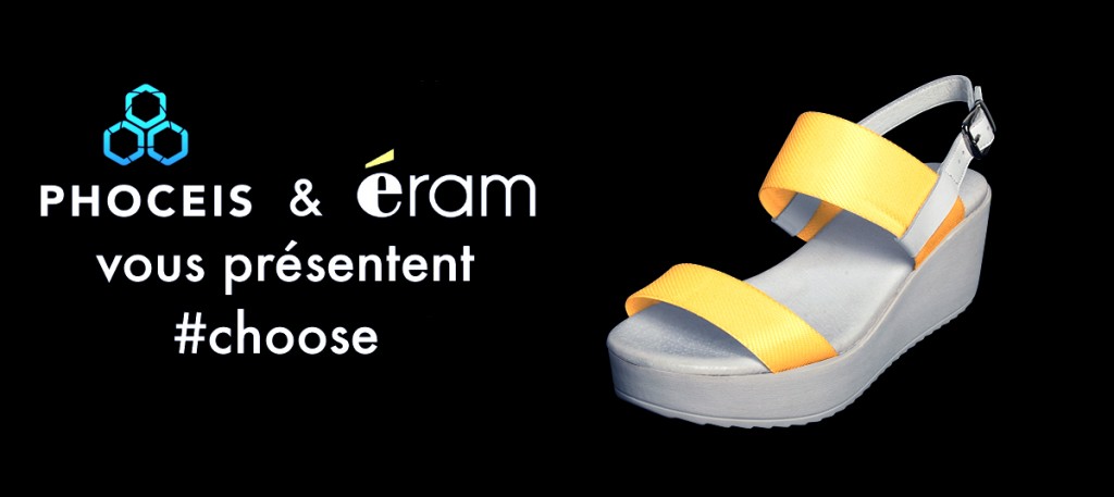 Eram et Phoceis présentent la chaussure connectée Choose qui change de couleurs depuis une application dédiée