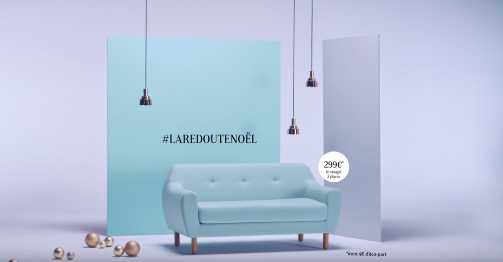 Jusqu'au 24 décembre, La Redoute dévoile une idée cadeau et propose de la gagner sur Twitter et pinterest avec le hashtag #LaRedouteNoel
