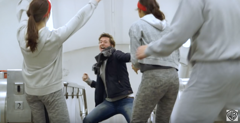 Les usagers qui choisissaient les escaliers étaient récompensés par une surprise de taille et surtout beaucoup de motivation !