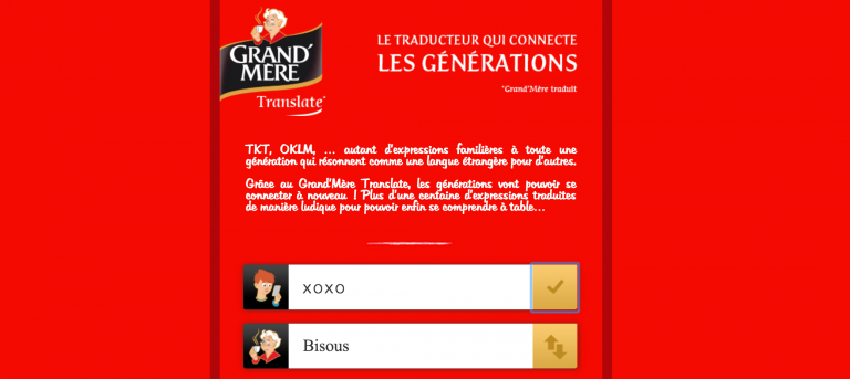 Le Grand'Mère Translate va permettre de rétablir le dialogue entre les jeunes et les moins jeunes pour la fête des grands-mères