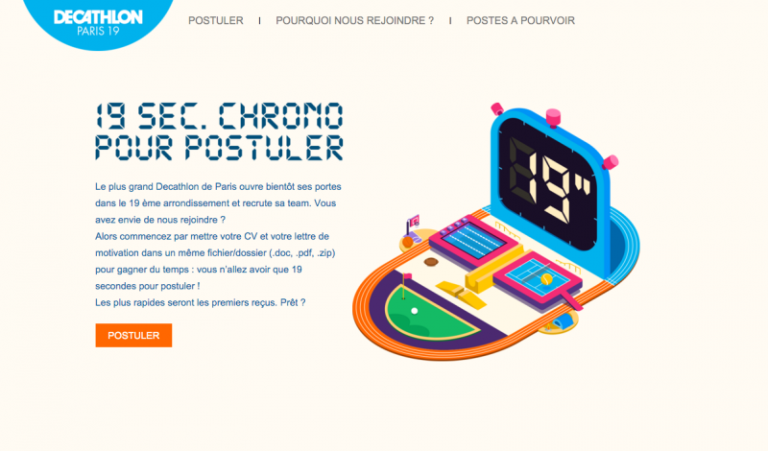 Decathlon ouvre son plus grand magasin parisien dans le 19e arrondissement et recrute en 19 secondes