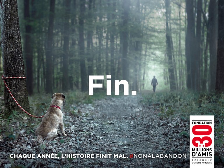 La Fondation 30 Millions d’Amis repart en campagne avec l'agence Buzzman et diffuse un nouveau spot saisissant pour dire non à l abandon
