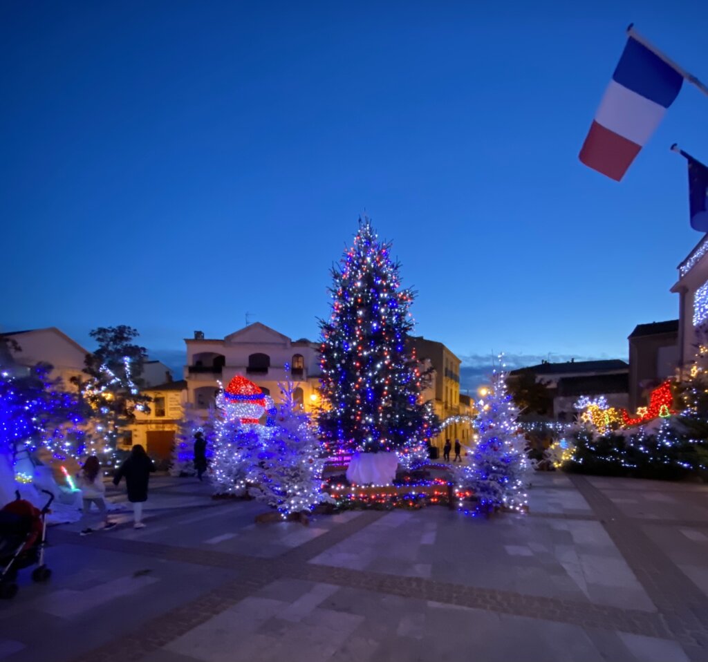 les illuminations de noël la balade du soir avant de rentrer